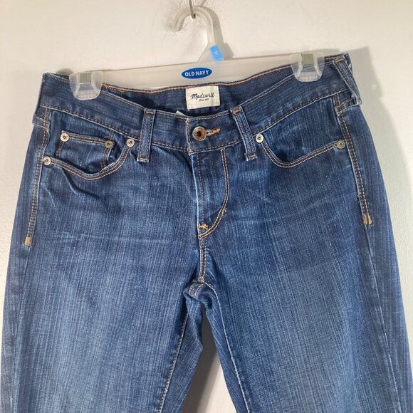 Womens Madewell Boot Cut Jeans 28 Blue Cotton Polyurethane - Picture 3 of 7